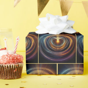 Lichtwellenleiche mit schwenniger Bewegung Geschenkpapier