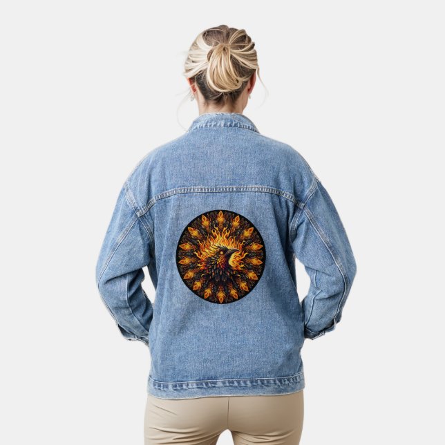 Lichtwellenleiter Jeansjacke (Modell)