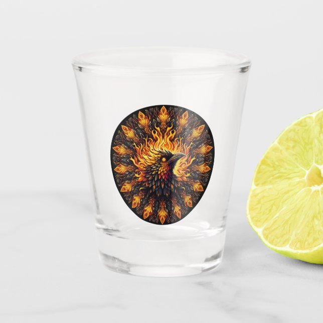 Lichtwellenleiter Schnapsglas (Vorderseite)