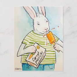 Lick Hare Postkarte
