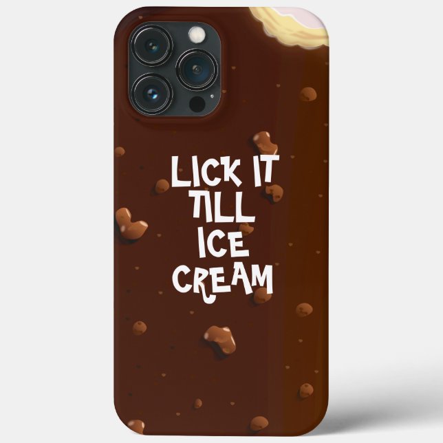 Lick it to Ice Cream 4 Pastellfarben iPhone Case (Rückseite)