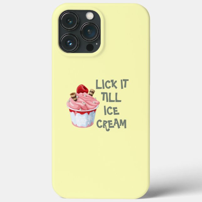 Lick it to Ice Cream 7 Pastellfarben iPhone Case (Rückseite)