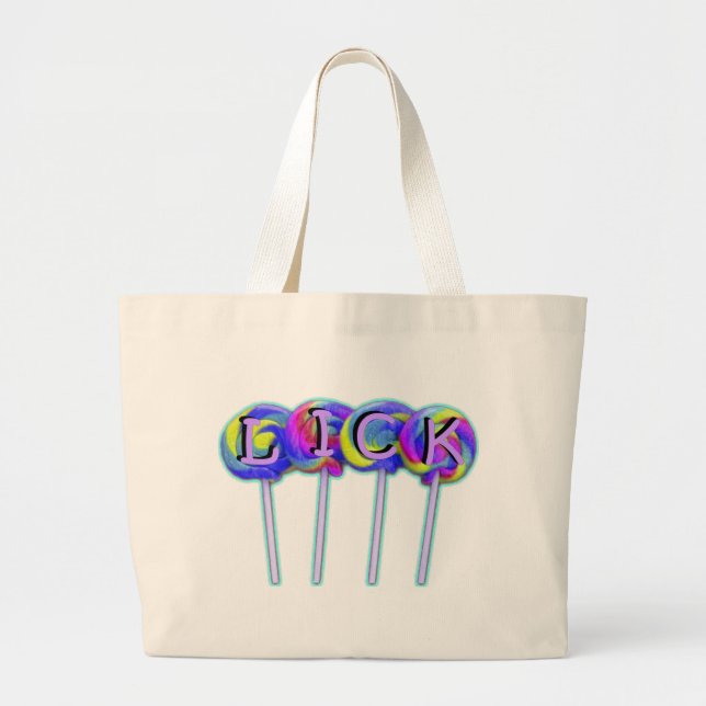 Lick Jumbo Stoffbeutel (Vorne)