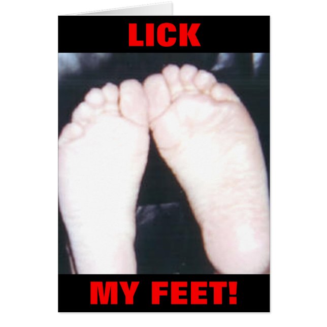 LICK MES PIEDS ! (Devant)