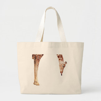 "Licker" Giraffen-Tier-Tier-Aquarell Jumbo Stoffbeutel