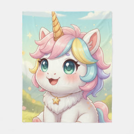licorne 3 fleecedecke
