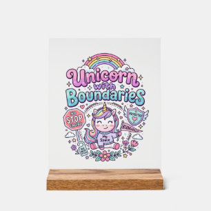 Licorne avec des frontières Charme Vêtements Graph