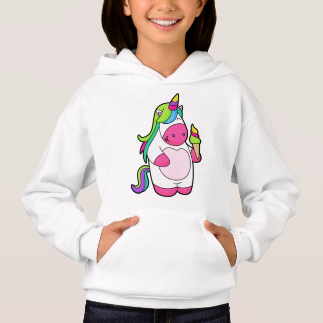 Licorne avec glace au gaufre (Devant)