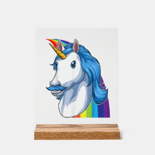 Licorne avec Moustache Dadacorn Dadicorn Licorne D