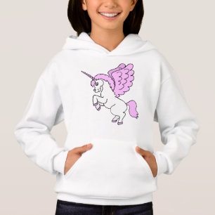Licorne blanche et rose