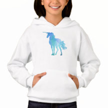 Licorne bleue géométrique moderne