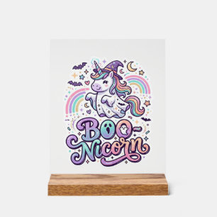 Licorne Boo-licorne Vecteur Premium Conception Vec