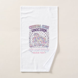 Licorne Crystal Core Licorne Adorable Vector Desig
