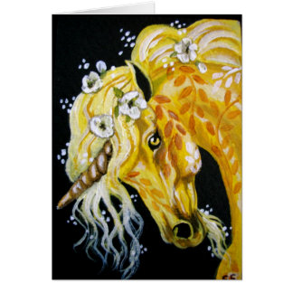 Licorne florale jaune