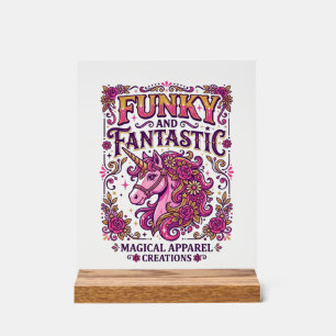 Licorne funky et fantastique design stylé Zazzle_