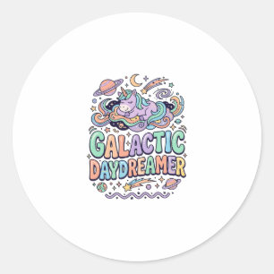 Licorne Galactique Rêveuse Kawaii Autocollant et T