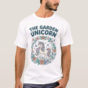 Licorne Le Jardin Licorne T-Shirt Tendance Design_