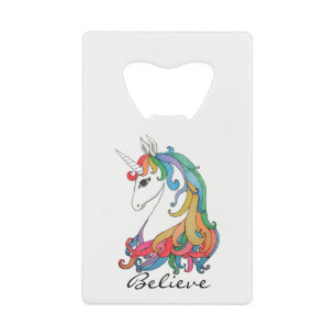 Licorne mignonne d'arc-en-ciel d'aquarelle