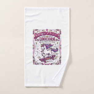 Licorne Skateboarding Licorne Stylée Fond Blanc