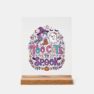 Licorne trop mignonne pour effrayer l'art coloré d