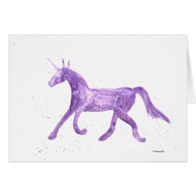 licorne violette (Devant horizontal)