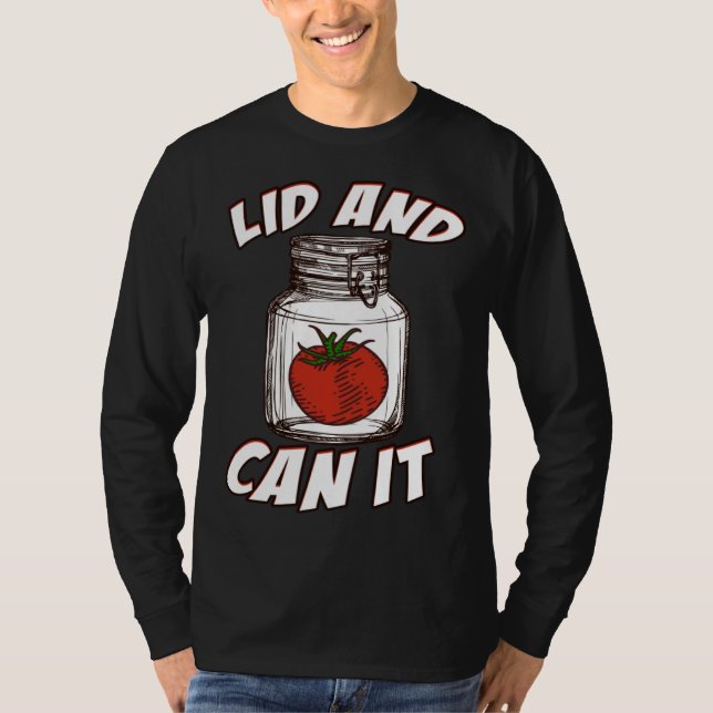 Lid And Can It Vinegar Condiment T-Shirt (Vorderseite)