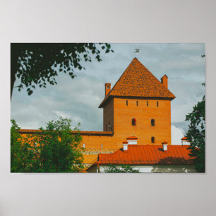 Lida Belarus Architektur Schloss Poster