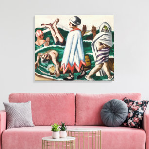 Lido Max Beckmann Leinwanddruck