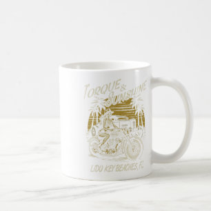 Lido Schlüsselstrände Florida Motorrad Hotrod Vint Kaffeetasse