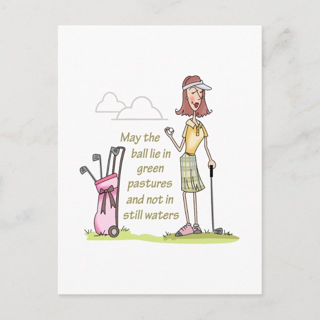 LIE IN GRÜNEN MASSNAHMEN POSTKARTE (Vorderseite)