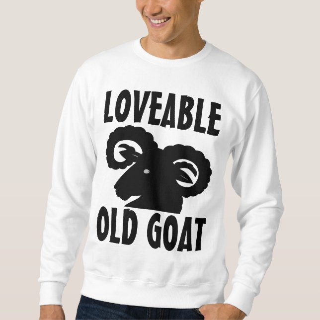 LIEBBARE ALTE ZIEGEN-T - SHIRT (Vorderseite)