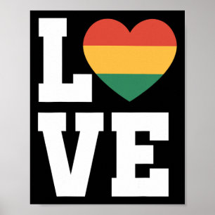 Liebe 1865 Pride African American Celebr Poster