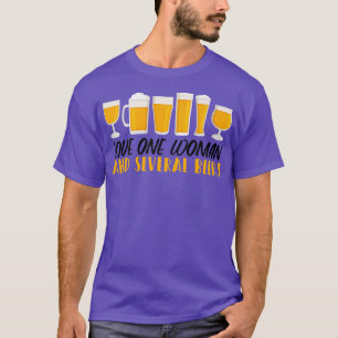Liebe 1 Frau und mehrere Biere  T-Shirt