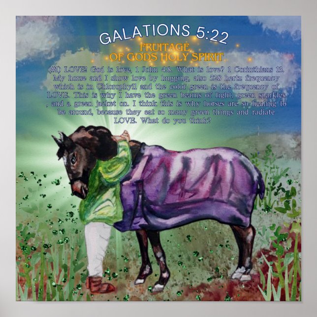 LIEBE #1 FRUITAGE OF GODS Heiliger Geist Poster (Vorne)