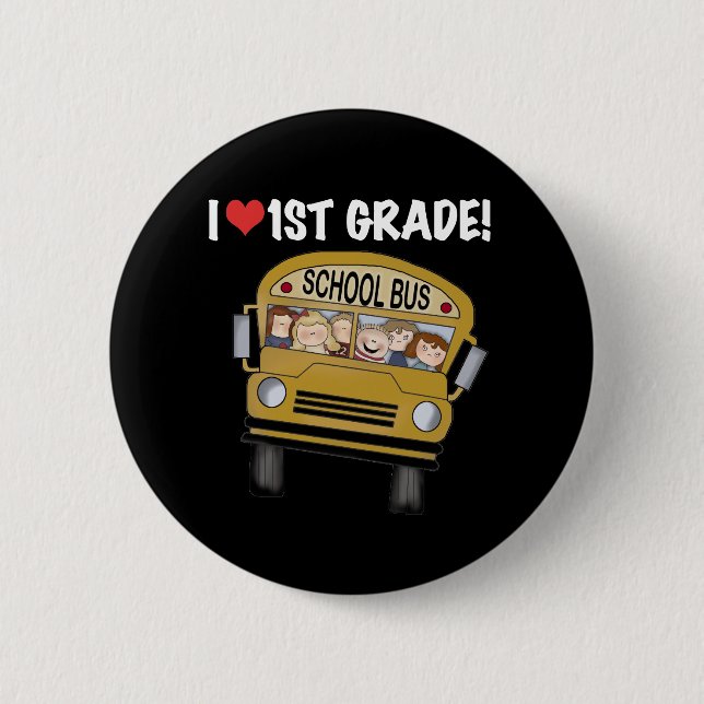Liebe-1. Grad des Schulbus-I Button (Vorderseite)