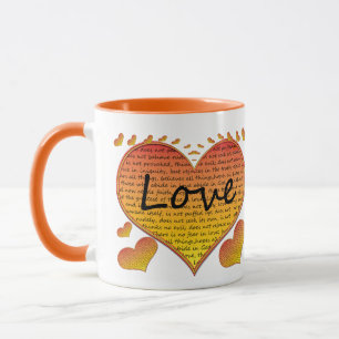 Liebe 1 Korinther 13 Herzen Tasse