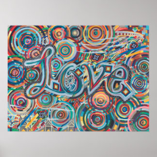 LIEBE 2.0.2.3 - Leinwand Art Print Poster