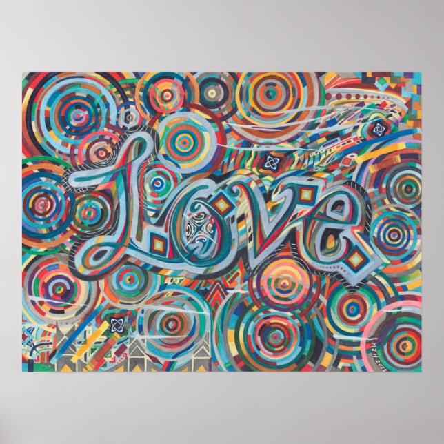LIEBE 2.0.2.3 - Leinwand Art Print Poster (Vorne)