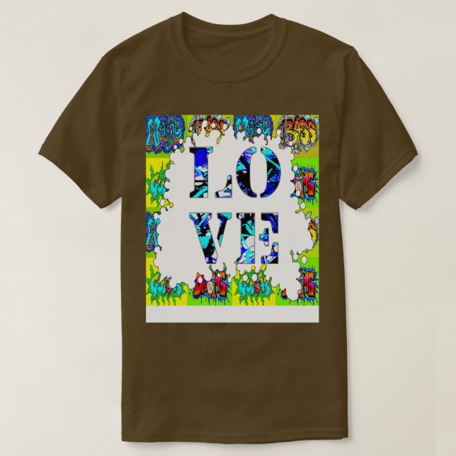 Liebe 2 Graffiti T-Shirt (Design vorne)