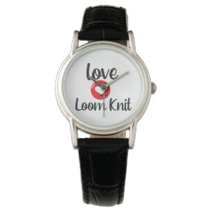 LIEBE 2 STRICK ARMBANDUHR