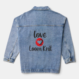 LIEBE 2 STRICK JEANSJACKE