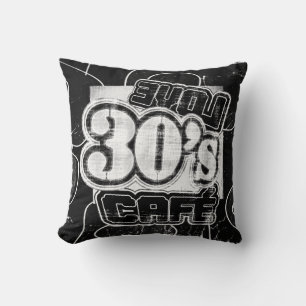 Liebe 30's Cafe Vintag - Kissen