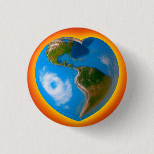 Liebe 3 cm Abzeichen Button