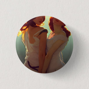 Liebe 3 cm Abzeichen Button