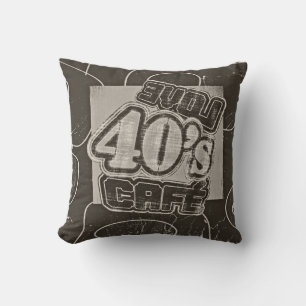 Liebe 40's Cafe Vintag - Kissen