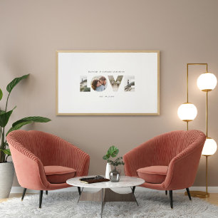 Liebe 4 Foto einfache moderne personalisierte Gesc Leinwanddruck