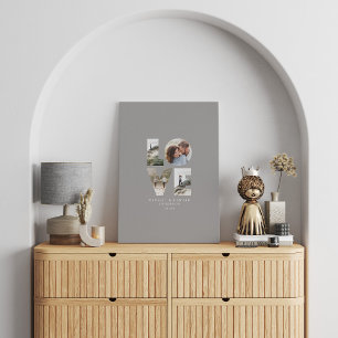 Liebe 4 Foto Modernes personalisiertes Geschenk Gr Leinwanddruck