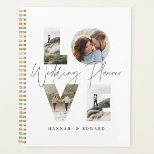 Liebe 4 Foto Modernes personalisiertes Geschenk Ho Planer