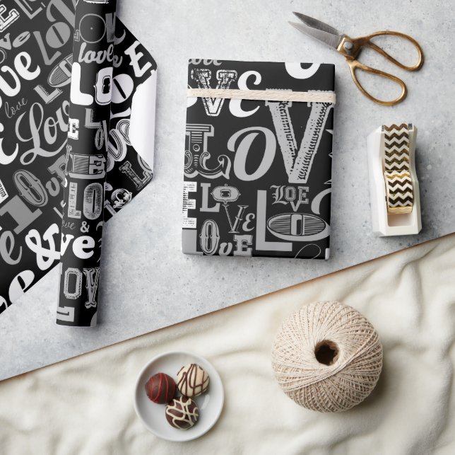 LIEBE 4 GESCHENKPAPIER (Basteln)