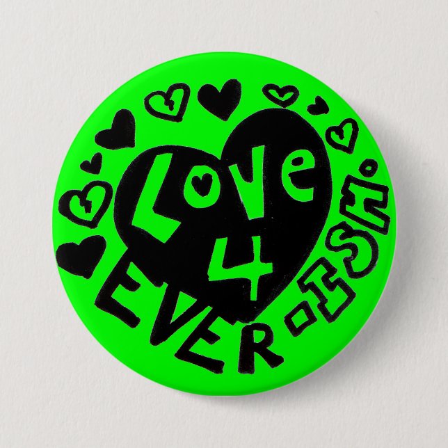 Liebe 4JEDER ISH-Button/Button Button (Vorderseite)